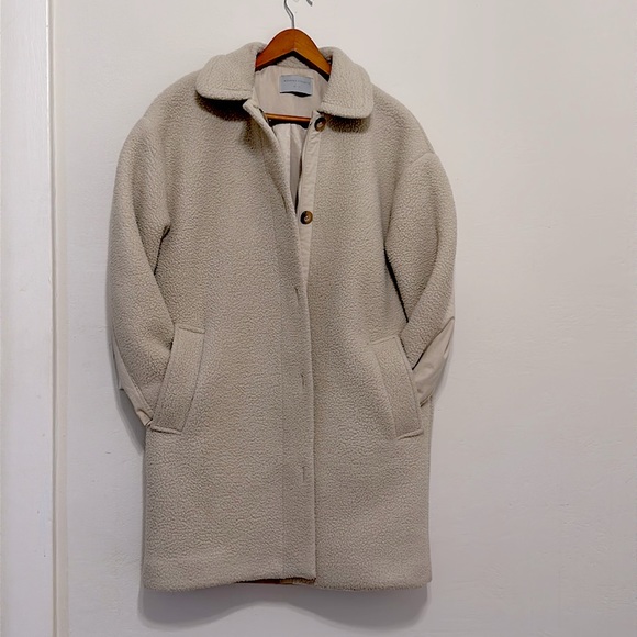 Modern Citizen Londyn Button-Front Teddy Coat - XS / S - Picture 2 of 2